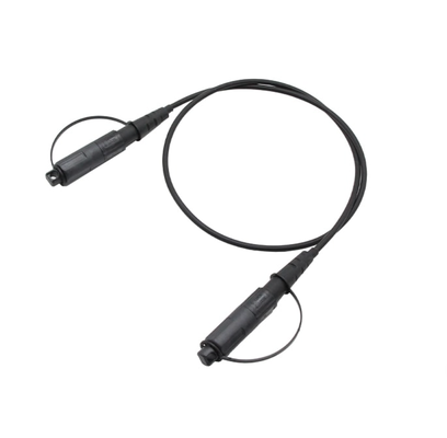 Kualitas  IP68 OPT SC/APC to OPT SC/APC Outdoor 5.0mm Waterproof Armored Fiber Jumper Patch Cord FTTA pabrik