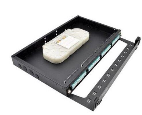 19 "FTTH MPO MTP Patch Panel LC 1U Fiber Cassette Module Rack Mount