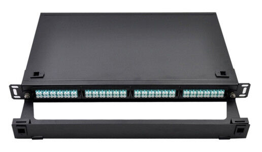 19 "FTTH MPO MTP Patch Panel LC 1U Fiber Cassette Module Rack Mount