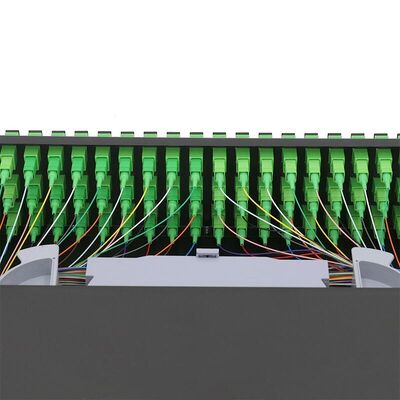 19 Inch 2U Rack Mount Enclosure ODF 72 Core Fiber Patch Panel Sliding Type