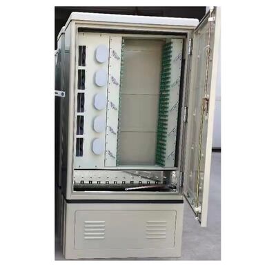 Kabinet Serat Optik Luar Ruangan FTTX FDT SC Port 288 Serat Tahan Air