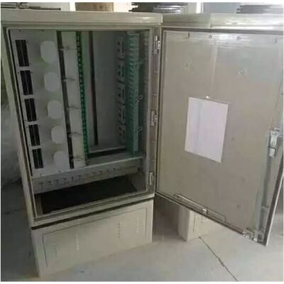 Kabinet Serat Optik Luar Ruangan FTTX FDT SC Port 288 Serat Tahan Air