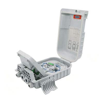 FTTx 1x8 PLC Distribusi Kotak Pemisah Serat Optik IP68 16Cores
