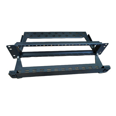 Panel Patch MPO MTP Hitam 96F 1U LC Patch Panel Modular Shelf