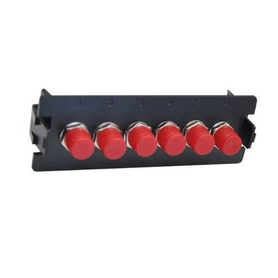 Panel Patch Serat MPO FC 19 24 Port Patch Panel Rack Mount OEM