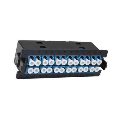 96FO MPO MTP Patch Panel LC Duplex 1U Fiber Patch Panel 12 Slot