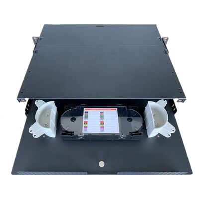 2U MPO MTP Patch Panel APC SC Duplex Fiber Enclosure Rack Mount