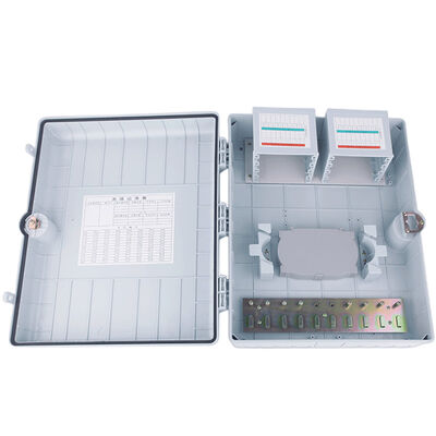 LGX PLC Pemisah Serat Optik APC / UPC 1x64 PLC Pemisah Abu-abu Muda