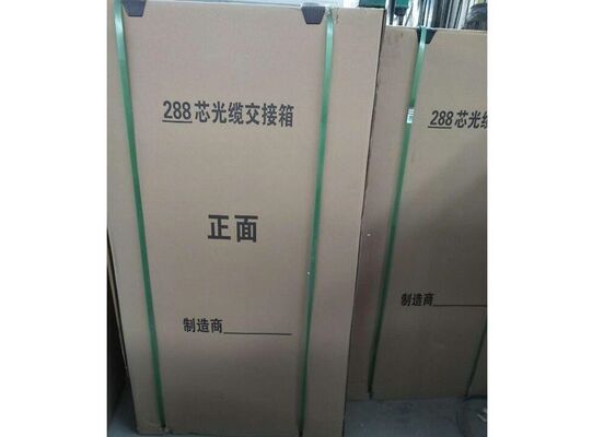Kabinet Distribusi Luar Ruangan Kabinet Serat Optik yang Dipasang Pedestal IP65