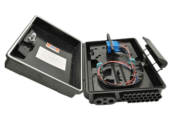 24Port Fiber Optic Enclosure Wall Mount / Pole Mount APC / UPC FTTB