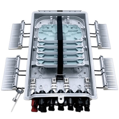 Kotak Terminal Serat Optik 120F Diperkuat Adaptor 1x8 Pemisah Optik IP65