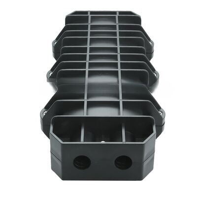 Tipe Inline Fiber Optic Junction Box Enclosure Joint IP68 96 Core