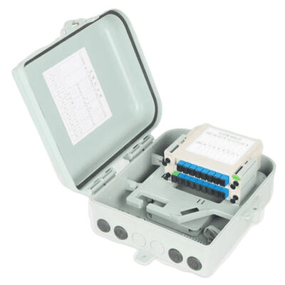 Indoor / Outdoor LGX PLC Splitter Fiber 1x16 Kotak Pemisah Optik