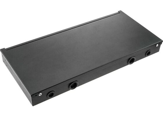 19" Rack Mount Fiber Patch Panel ST Adapter 1U Fiber Enclosure 12 Core