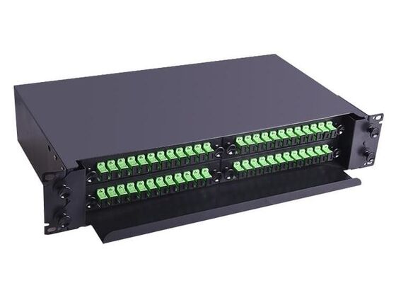 Fc Rack Mounted Fiber Optic Patch Panel ODF 19 Inch 48 Tipe Tarik Mulut
