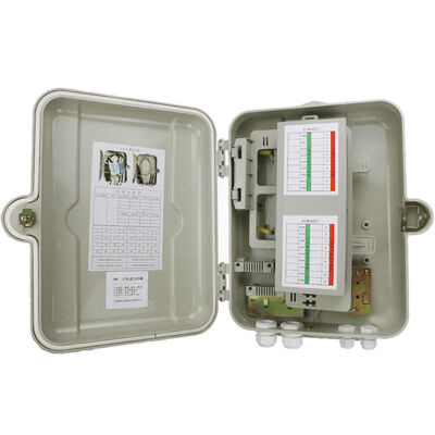 Pemisah PLC Serat Optik LGX 1x32 SMC+ABS Simpleks / Dupleks Abu-abu