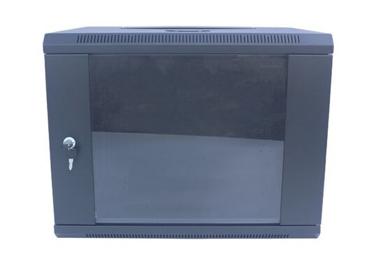 9U Server Rack Cabinet 19" Wall Mount Removable Black Data Cabinet/Network Rack