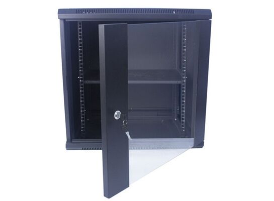 12U Glass Door Wall Mount Network Server Cabinet Enclosure 19 Inch 600x450 Rack