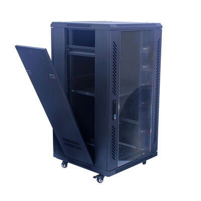 Kabinet Rak Server 27U Lantai Jaringan Berdiri Kabinet Data IP20