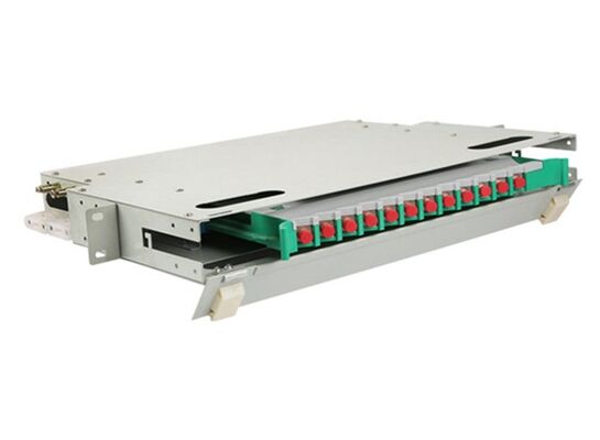 12 Core ODF Patch Panel FC 1U Rack Mount Box 19" Fiber Optic