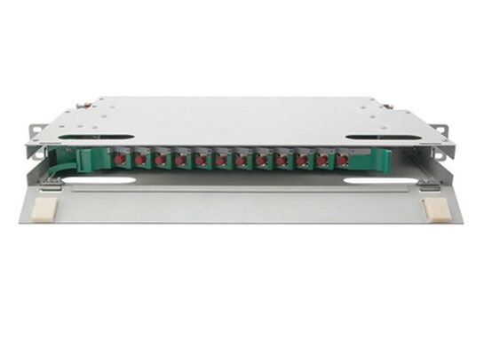 12 Core ODF Patch Panel FC 1U Rack Mount Box 19" Fiber Optic