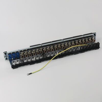 Panel Patch Jaringan UTP Panel Patch RJ45 1U 24 Port Terintegrasi