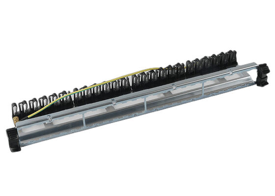 Panel Patch Jaringan UTP Panel Patch RJ45 1U 24 Port Terintegrasi