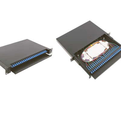 19 Inch 1U Rack Mount Enclosure 430x200x46mm 24 Port