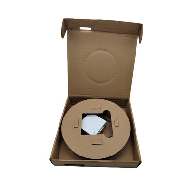 Kotak penghentian serat yang dipasang di dinding dengan 4 outlet Ukuran kemasan 270x265x60mm