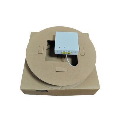 Kotak penghentian serat yang dipasang di dinding dengan 4 port LSZH Kabel Jacket
