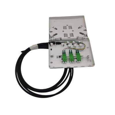 6 Port Compact Fiber Termination Box Kit Tergantung pada Outlet Dinding yang dipilih