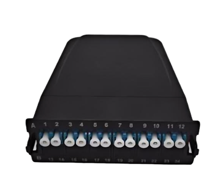 12 Core MPO-LC MTP-LC SM OM3 OM4 Om5 Breakout Cassettes Modul Plastik