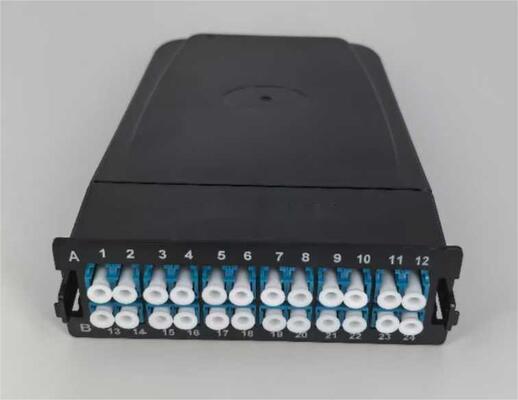 Modul Kaset Pemecah 24 Inti MPO-LC MTP-LC SM OM3 OM4 OM5 Plastik