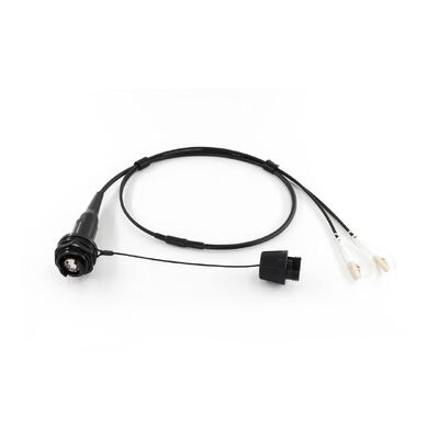 Gulungan Kabel Serat Optik Taktis FTTA Expanded Beam Konektor AARC HXB11 HXB13 HXB15 SM 2 4 6 8 Serat Saluran Inti 10-300M