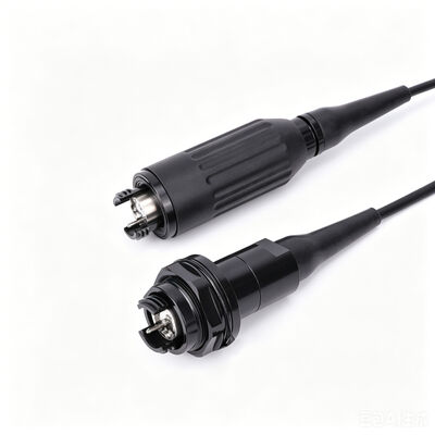 Gulungan Kabel Serat Optik Taktis FTTA Expanded Beam Konektor AARC HXB11 HXB13 HXB15 SM 2 4 6 8 Serat Saluran Inti 10-300M