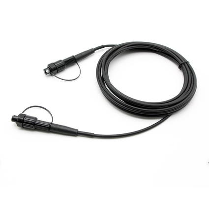 Kabel Huawei Mini SC/APC ke Mini SC/APC 5.0mm Lapis Baja LSZH Tahan Air Luar Ruangan Jumper Serat