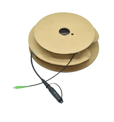 Kabel Patch Fiber Lapis Baja Tahan Air Outdoor 5.0mm IP68 OPT SC/APC ke OPT SC/APC FTTA