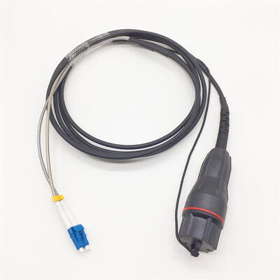 Ip68 FTTA Fullaxs DLC ke DLC 4.8mm Outdoor Armored Waterproof Fiber Jumper Patch Cord