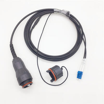 Ip68 FTTA Fullaxs DLC ke DLC 4.8mm Outdoor Armored Waterproof Fiber Jumper Patch Cord