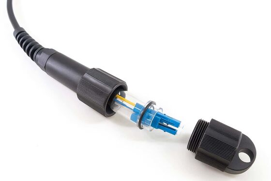 Kabel Patch Fiber Lapis Baja Tahan Air Luar Ruangan Ip68 FTTA PDLC ke DLC UPC APC 7.0mm
